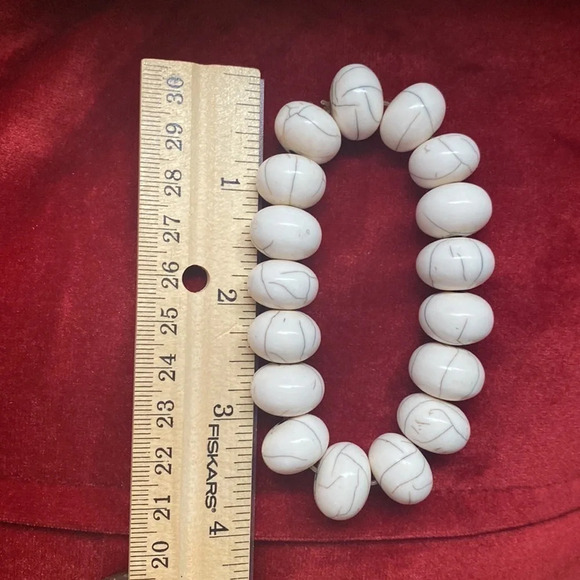 Vintage fashion shell beaded bracelet - Picture 6 of 7